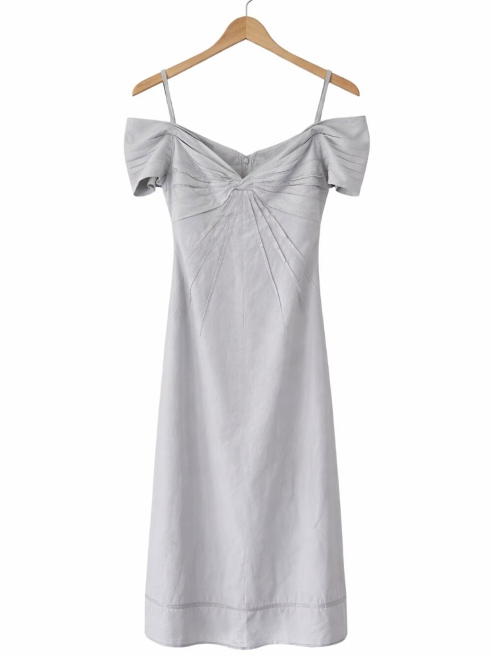 BCBGMaxAzria Runway Gray Silver Embellished Sleeveless Dress Size 6